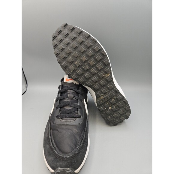 NIKE WAFFLE DEBUT MEN'S Size 8 SNEAKER CASUAL SHOES Black White DH9522-001 - Picture 8 of 11